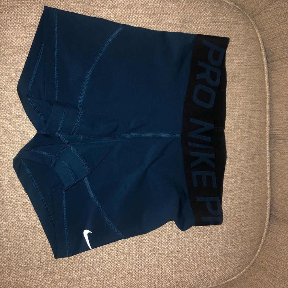 Blue Nike Pro Spandex
